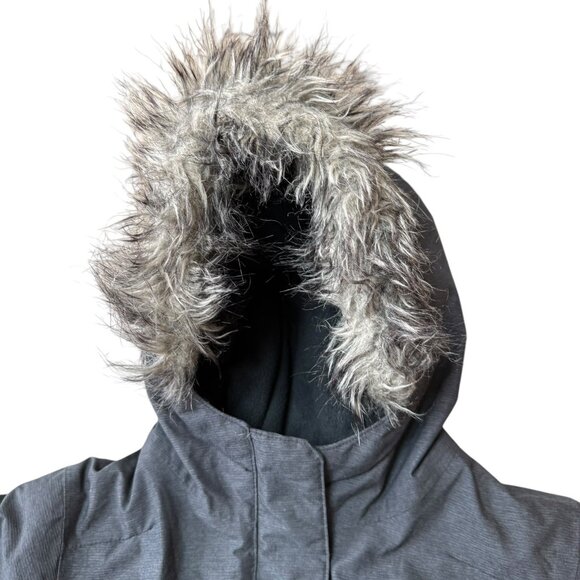 COLUMBIA Girls NORDIC STRIDER Jacket Waterproof Insulated Hooded Small 7-8 Gray - Picture 6 of 11